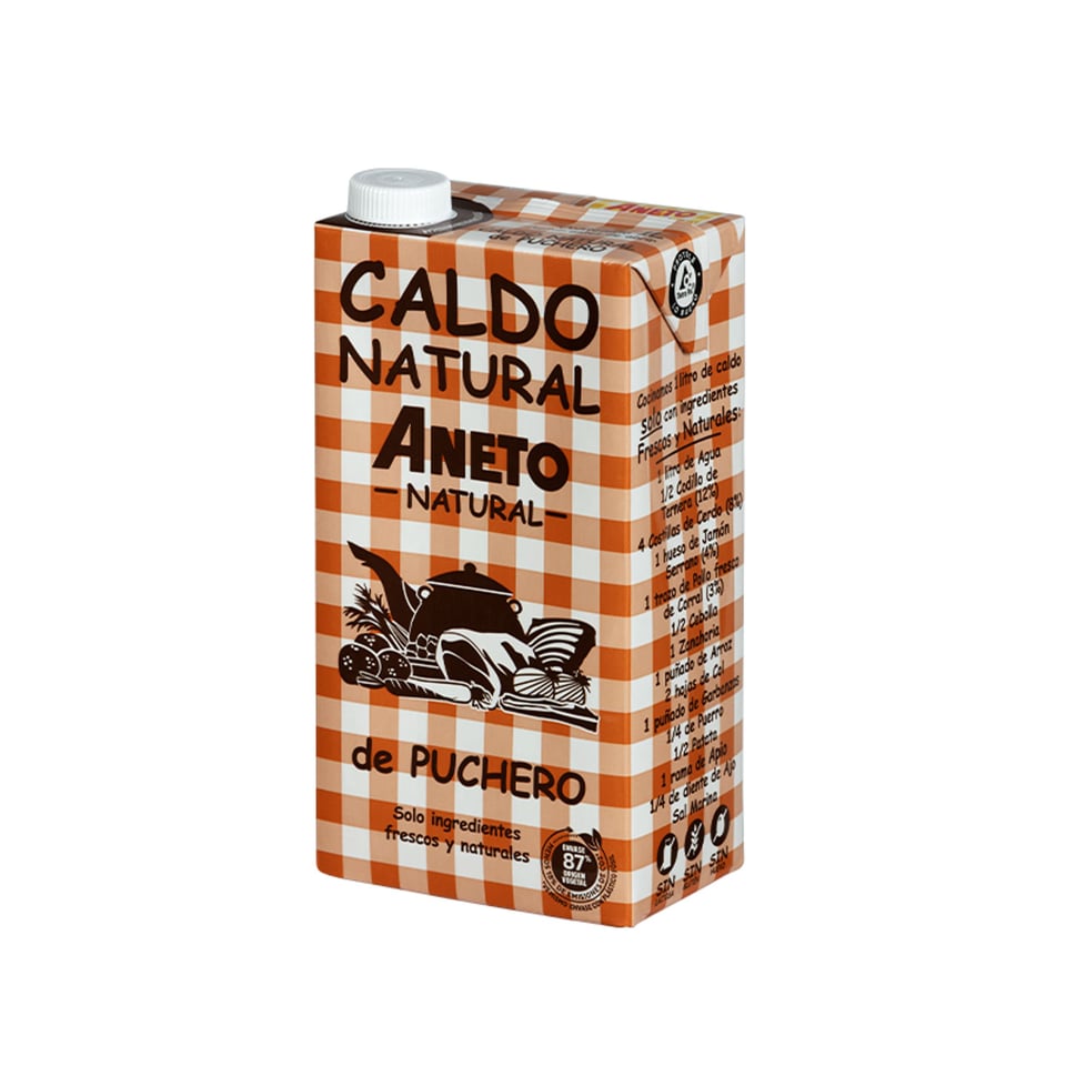 Caldo Natural Aneto De Puchero 1L