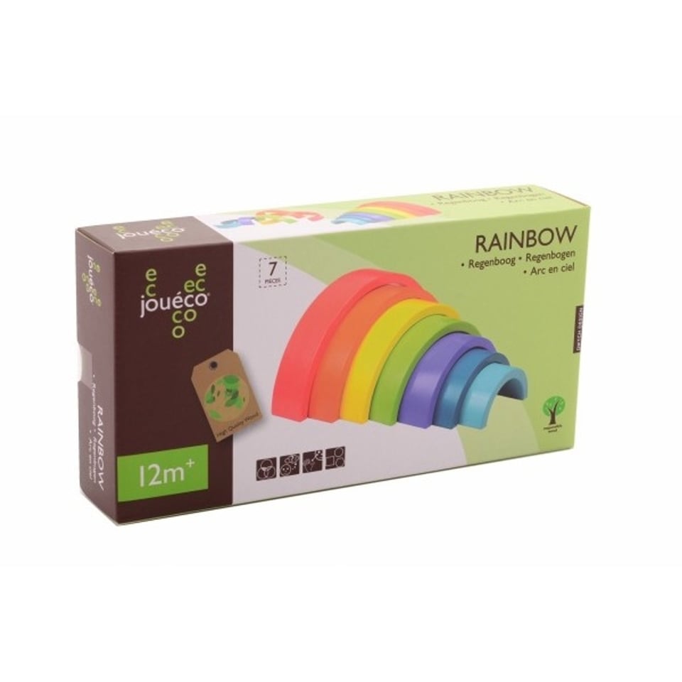 Houten Regenboog 7 Delig (Joueco)