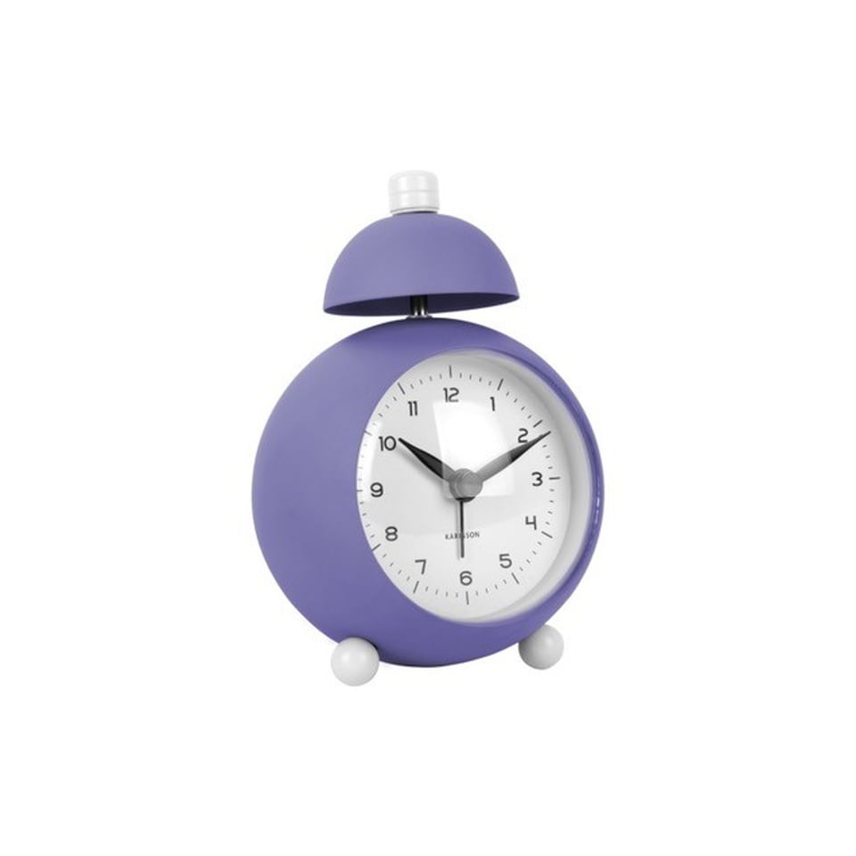 Present Time Alarm Klok Chaplin Helder Paars