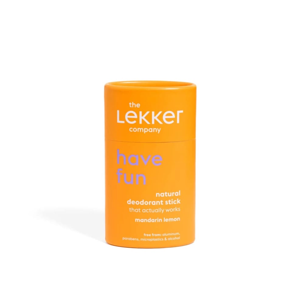 The Lekker Company Deodorant Stick Have Fun Mandarijn & Citroen