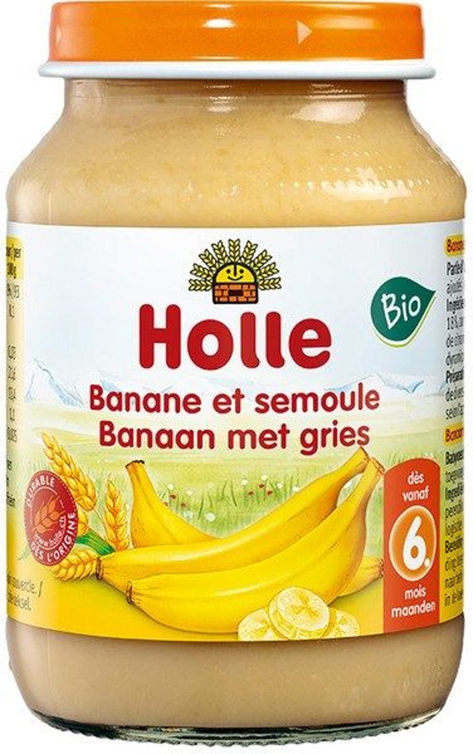 Fruithapje Banaan Met Gries 6+ Mnd