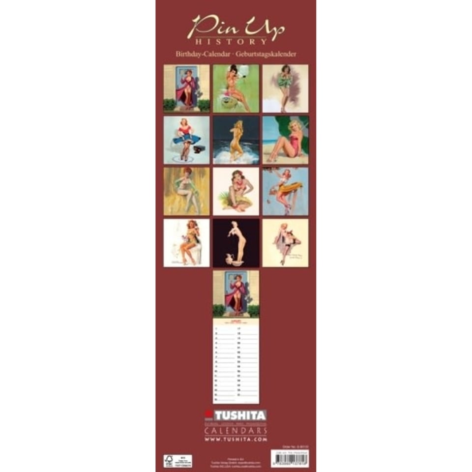 Pin Up History Verjaardagskalender