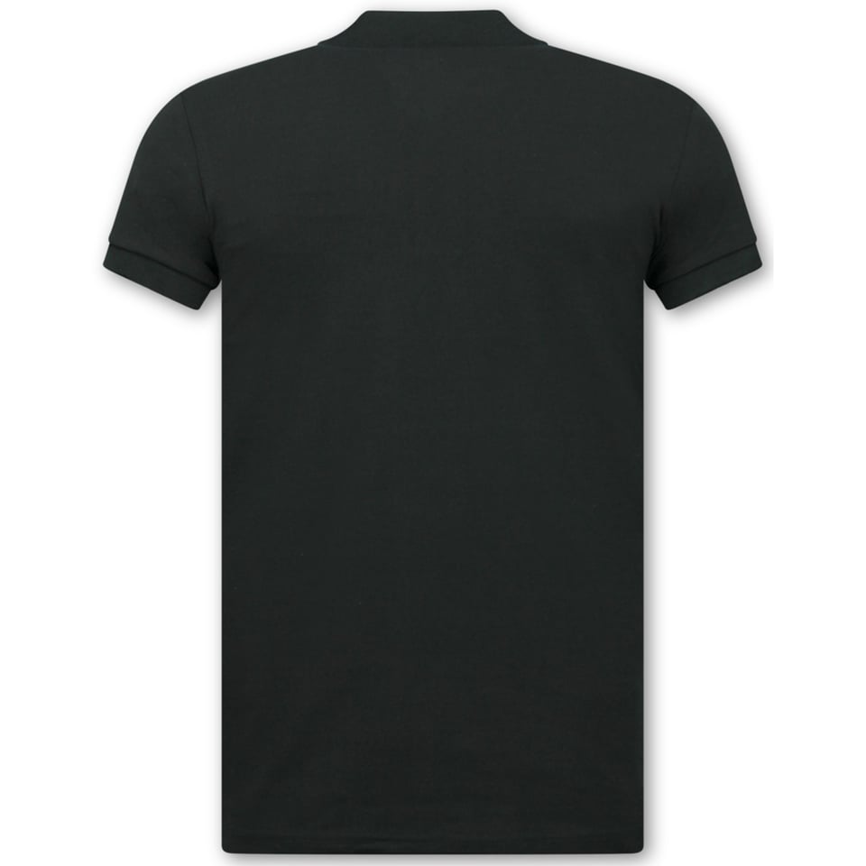 Polo Shirt Heren - Heren Poloshirts Korte Mouw - Polo Heren Slim Fit - A150 - Zwart