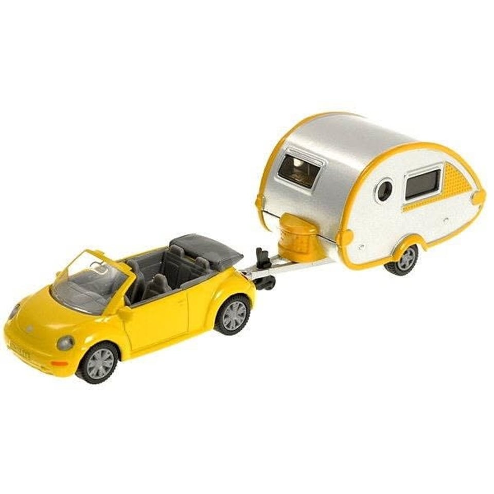Siku VW New Beetle Met Caravan