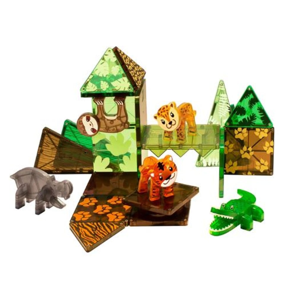 MAGNA-TILES Jungle Animals 25 Piece Set