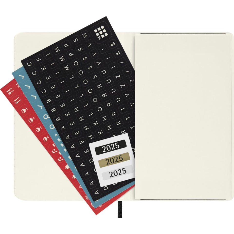 Moleskine 2026 Diary Black Hardcover Pocket Week on 2 Pages - black