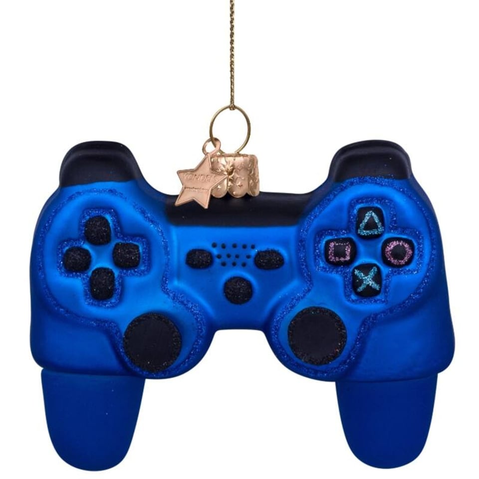 Vondels Kerstbal Blauw Mat Controller