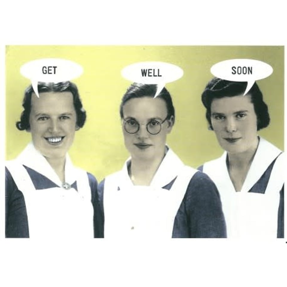 Postkaart - Get Well Soon