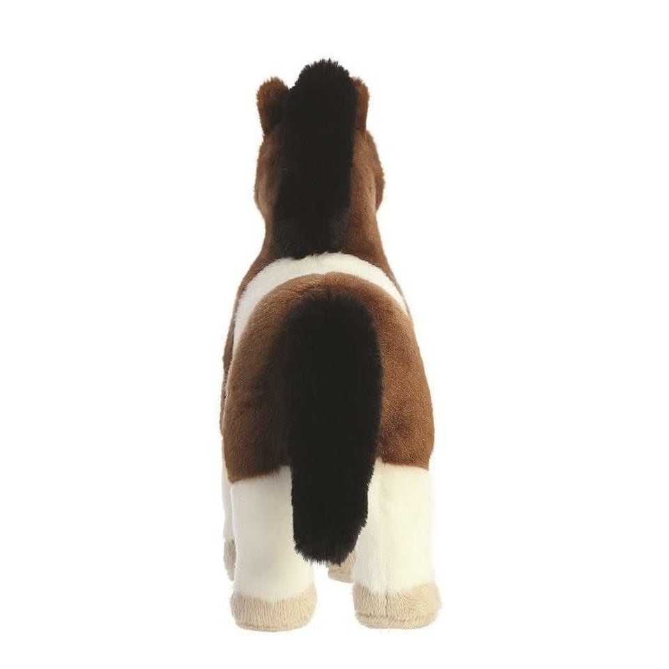 Aurora Eco Nation Paard Bruin/wit 28 Cm 0+