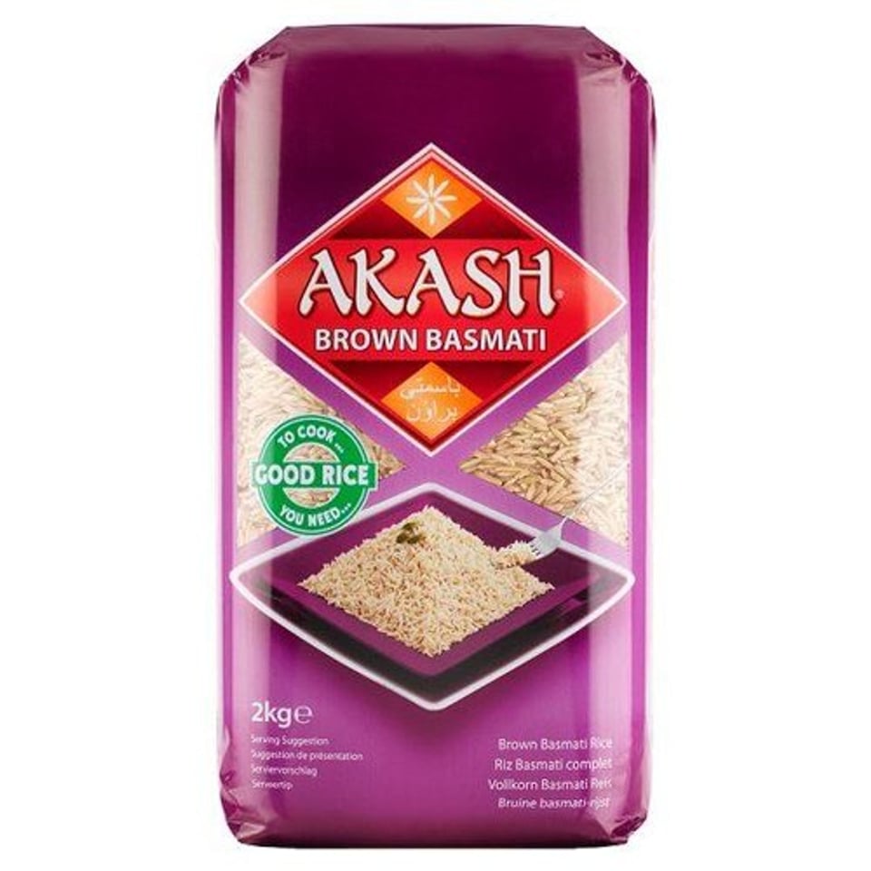 Akash Akash Brown Basmati Rice 2Kg