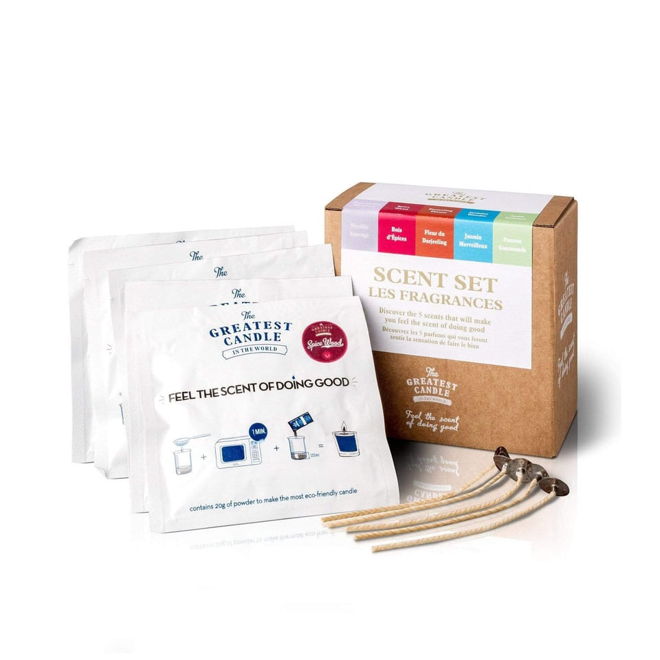 DIY Candle Kit - Create your eco candles - Essentials, 5 fragances
