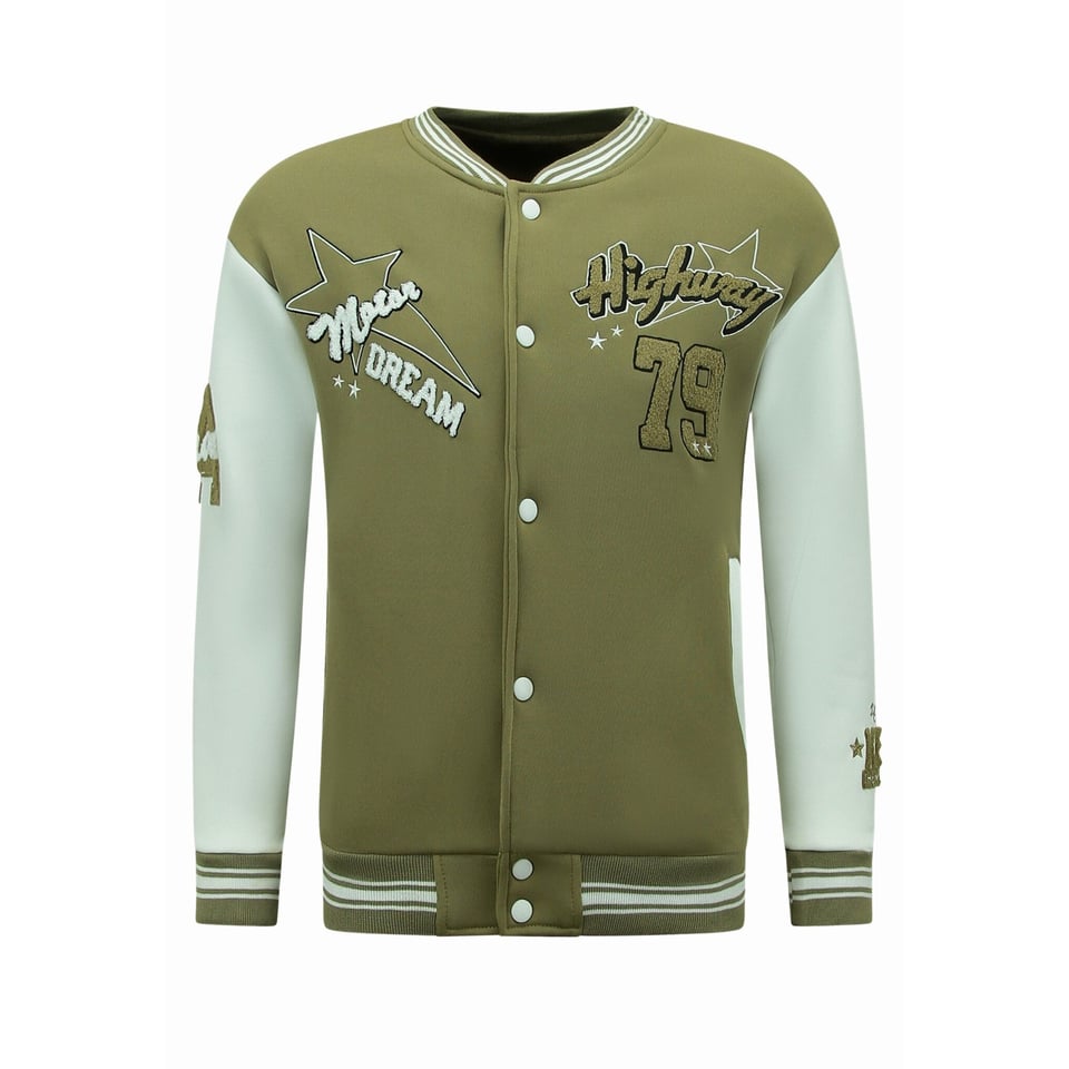 Baseball Jacket - College Jas Heren - 903 - Bruin