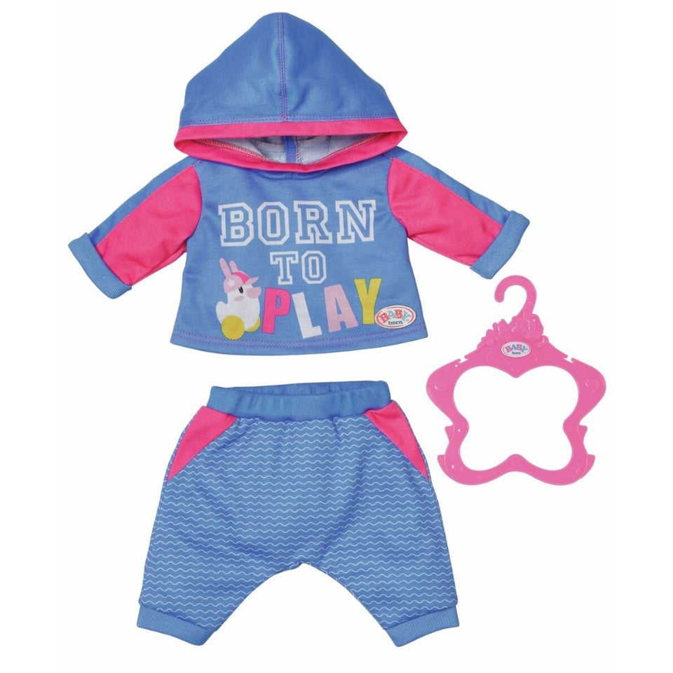 Baby Born Joggingpakken 2 Assorti 43 Cm