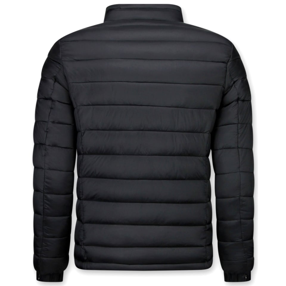 Winterjassen - Heren Winterjas Kort - Down Jack - Zwart