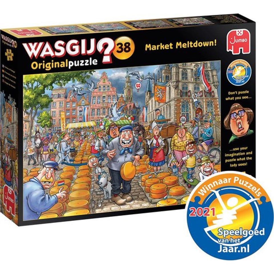 Wasgij Original Puzzel 38 1000 Stukjes Kaasalarm