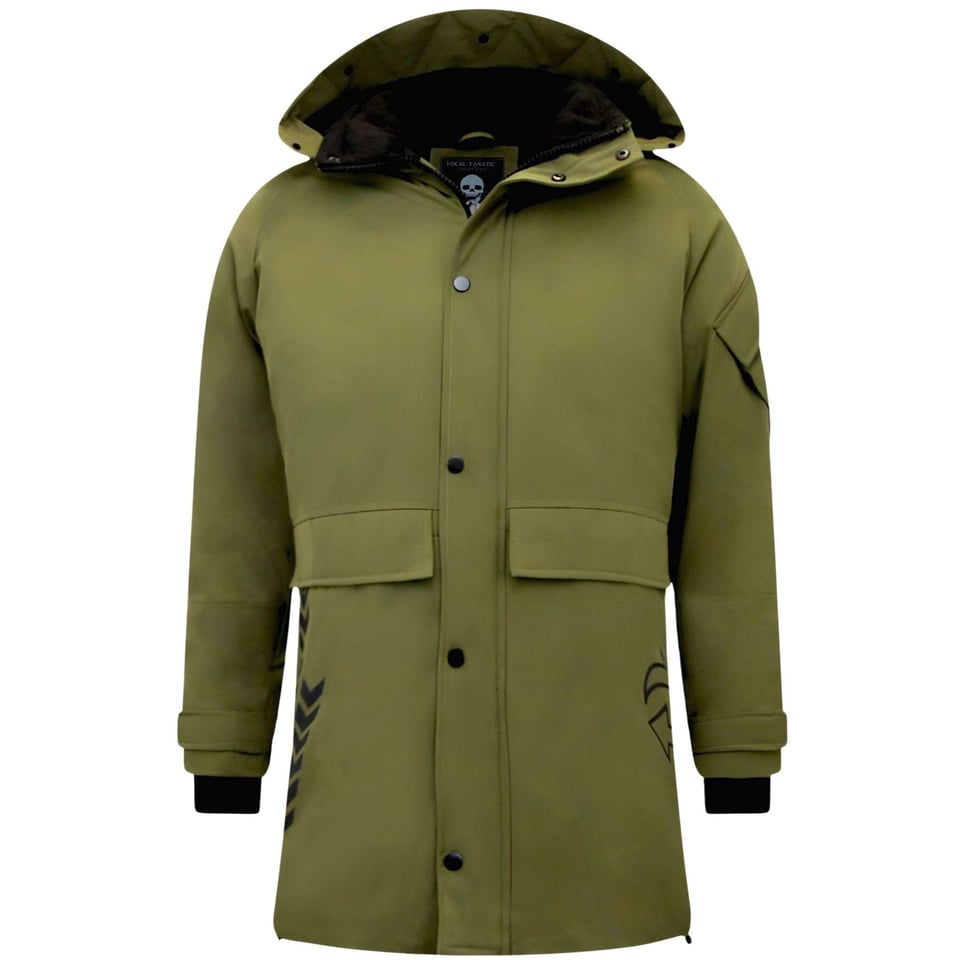 Nette Heren Winterjassen - 9803 - Groen