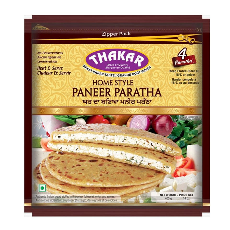 Thakar Paneer Paratha 400Gr