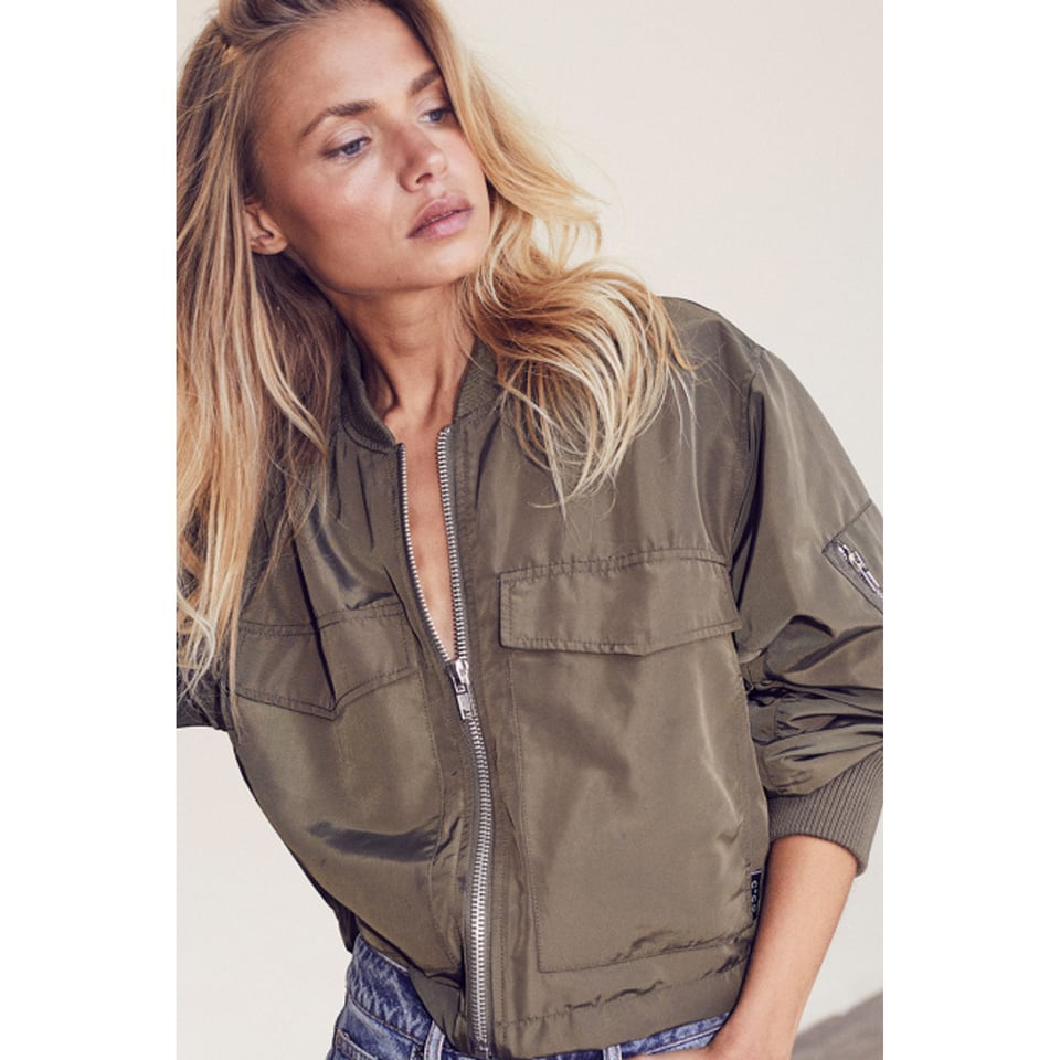 Co'Couture Trice Crop Jacket - Army