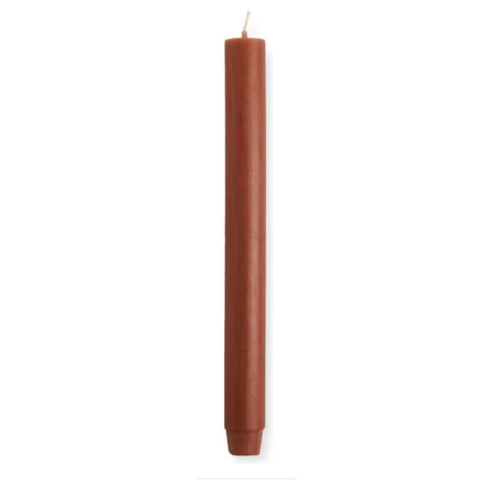 Diner Kaars Terracotta/Roest 2.6x30cm
