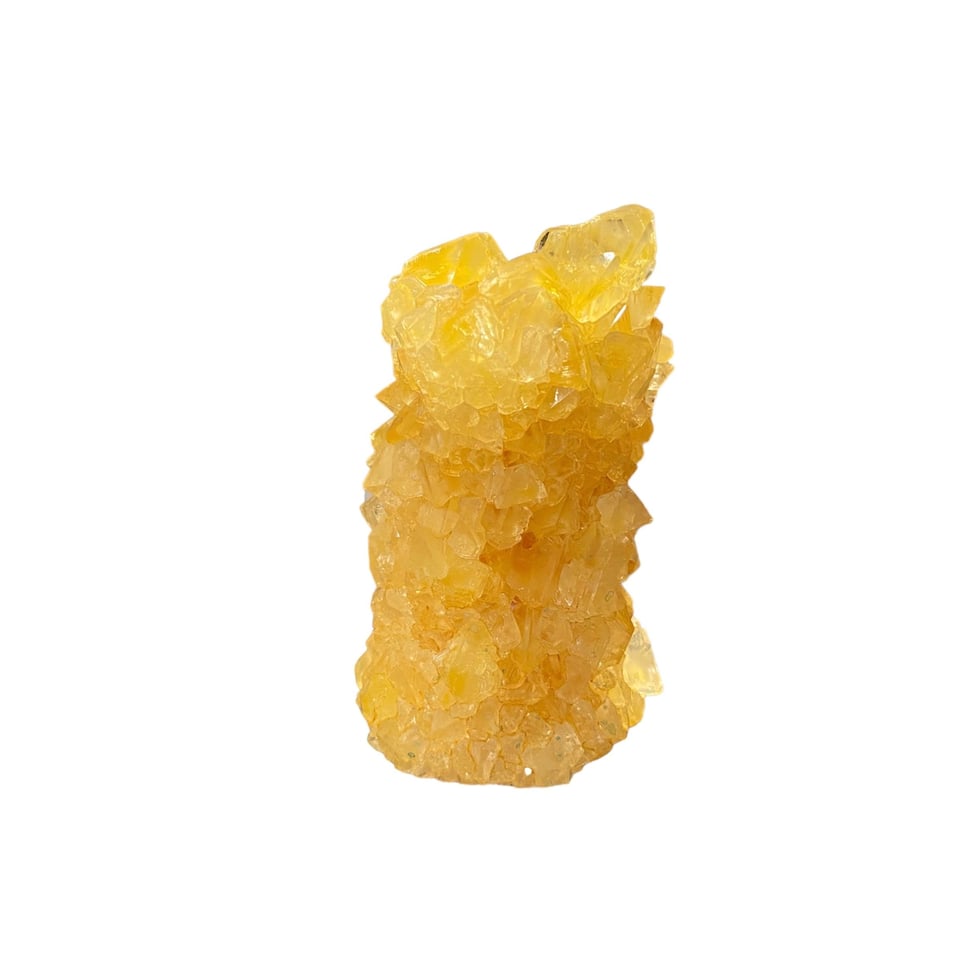 Isaac Monte - Crystal Vase Mini - Yellow