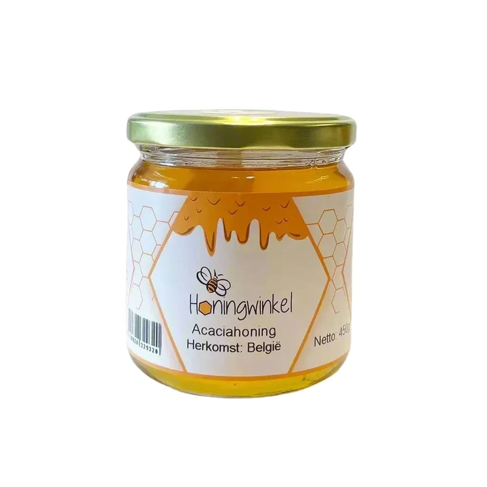 Acaciahoning 450g Roemenië Honingwinkel (vloeibaar) - 450g