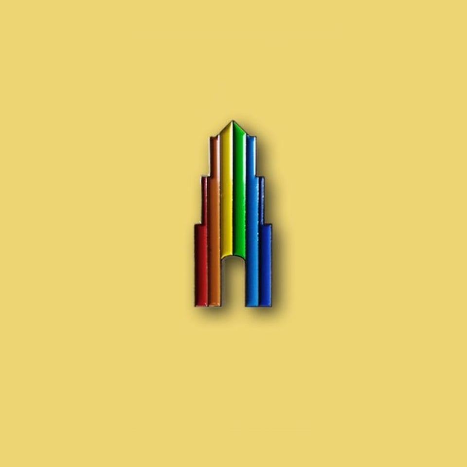 Utreg Pride Pin - Domtoren Broche