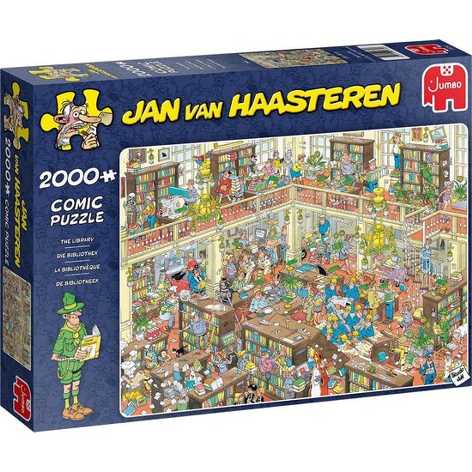 Jan Van Haasteren Puzzel Bibliotheek 2000 Stukjes