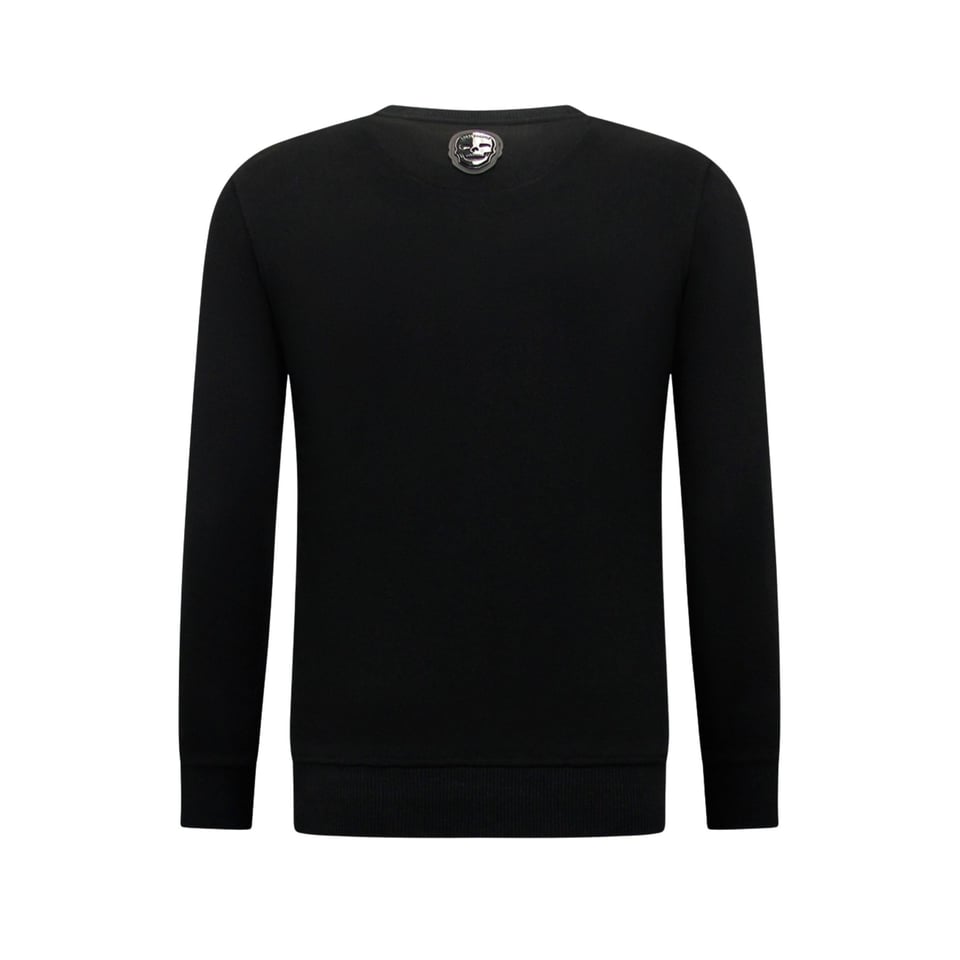 Heren Sweater - Athletic Dept. - Zwart / Blauw