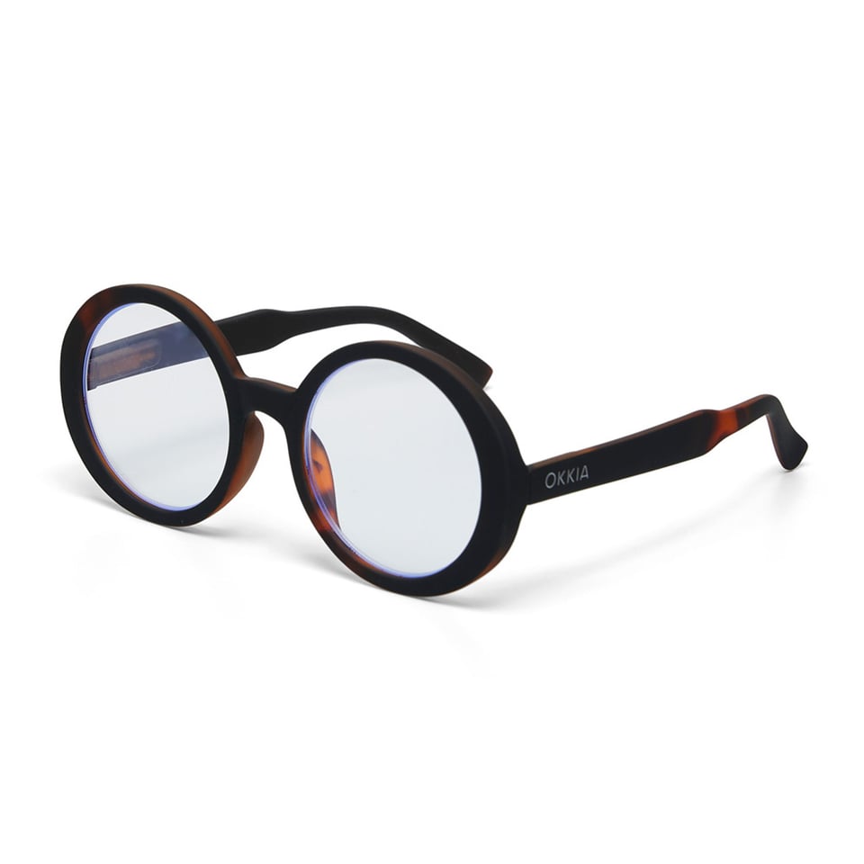 Leesbril LAURA Round Black Havana OK024B3H