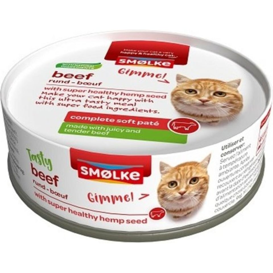 Smolke Kat Soft Paté Beef 80Gr