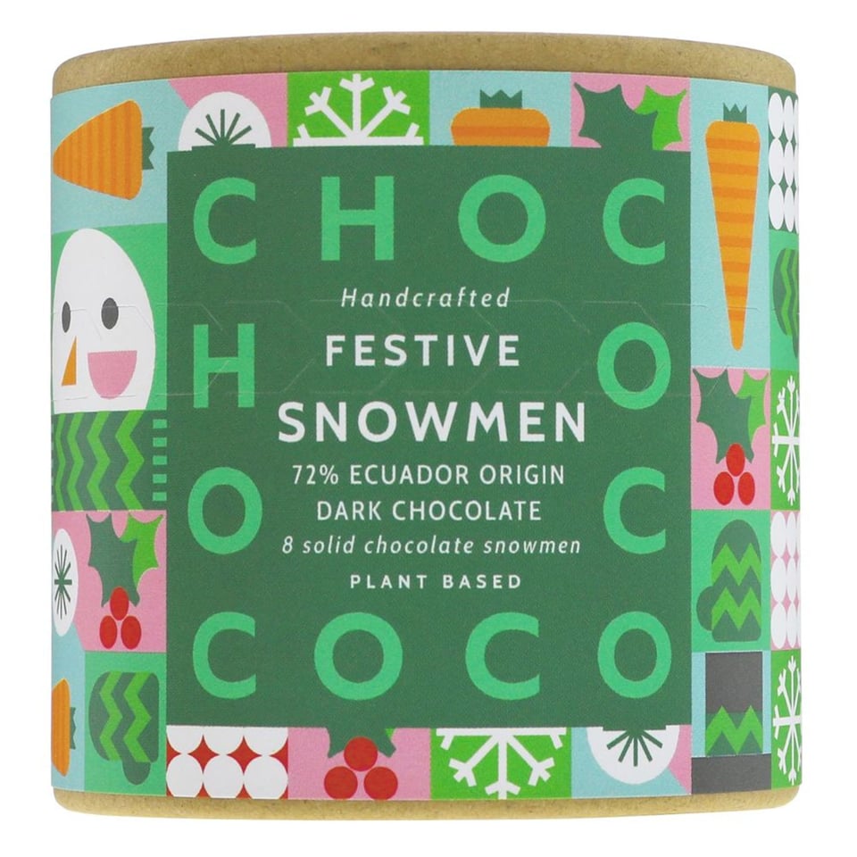 Chococo Dark Chocolate Snowmen 100g