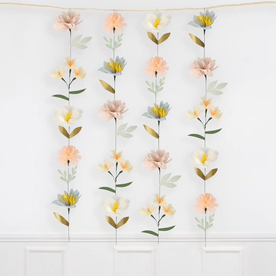 Meri Meri Pastel Flower Wall