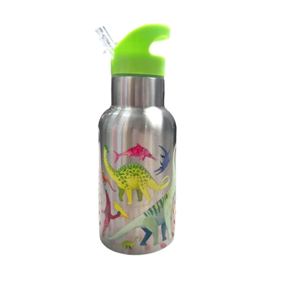 Crocodile Creek On the Go Stainless Steel Bottle Dinosaurs Roar