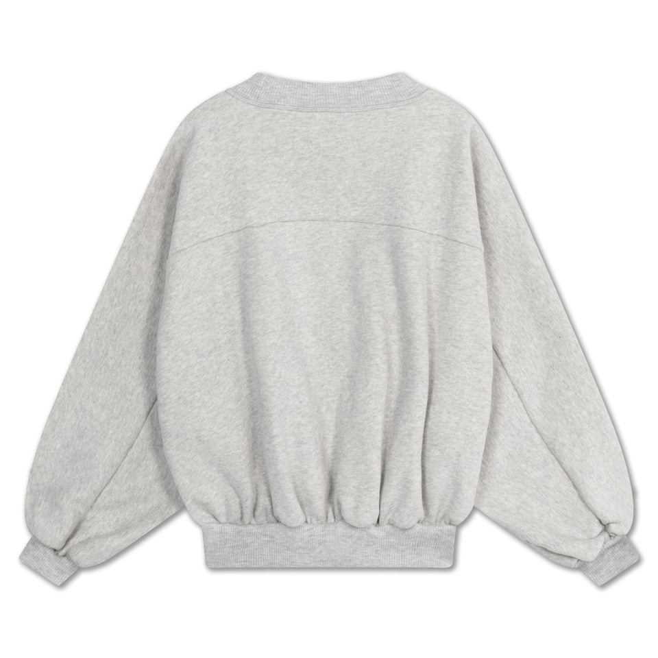 Repose AMS Iris Crop Sweater Light Mixed Grey