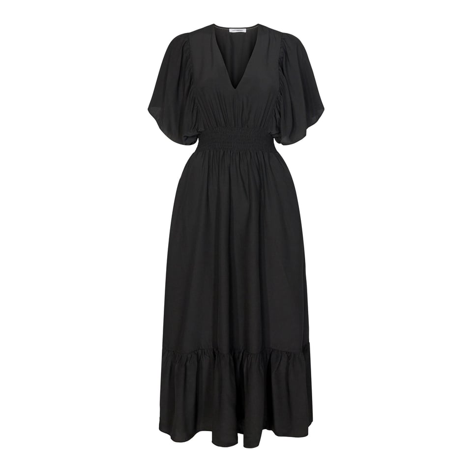 Co'Couture Samia Sun Smock Dress - Black