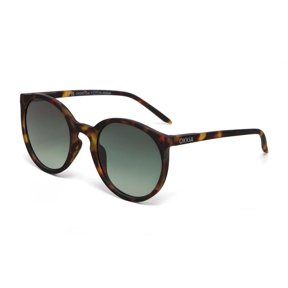 Zonnebril BERLINO Round Classic Havana OK045-CH