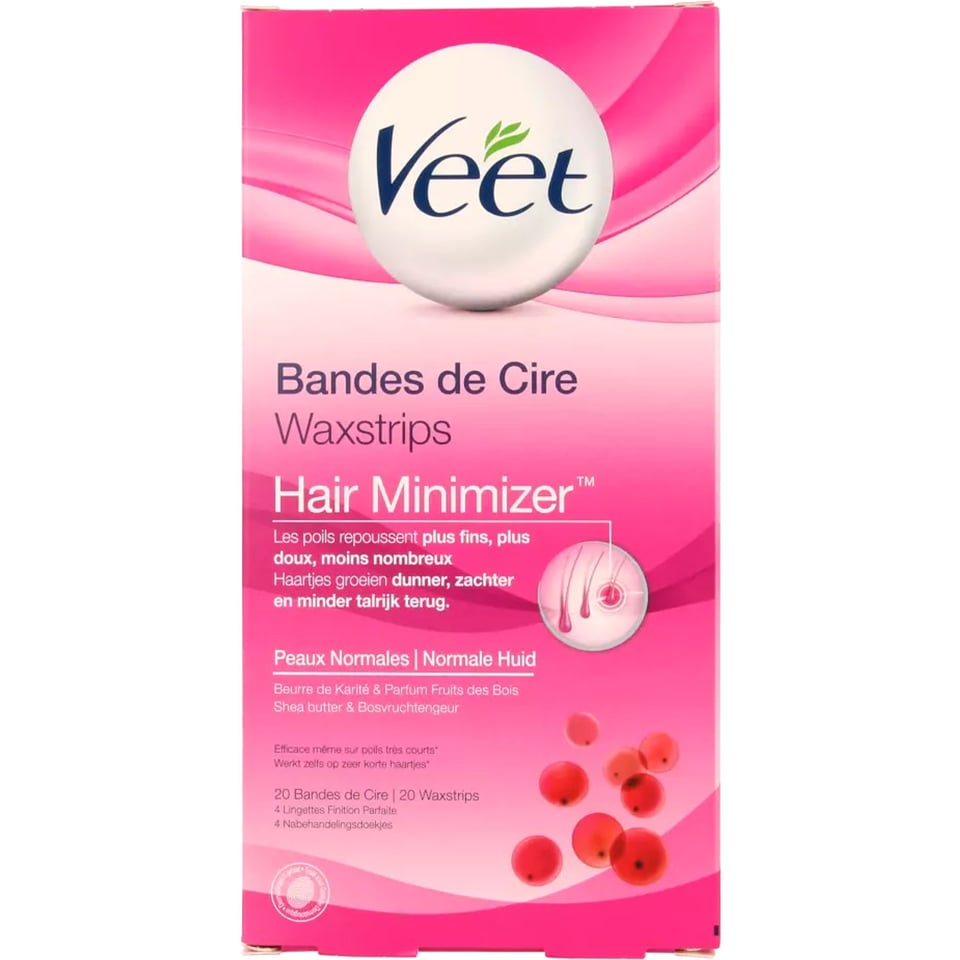 Veet Koude Wasstrips Body Normale Huid 20st