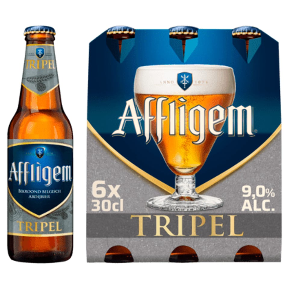 Affligem Tripel Bier Fles 6 X 30cl