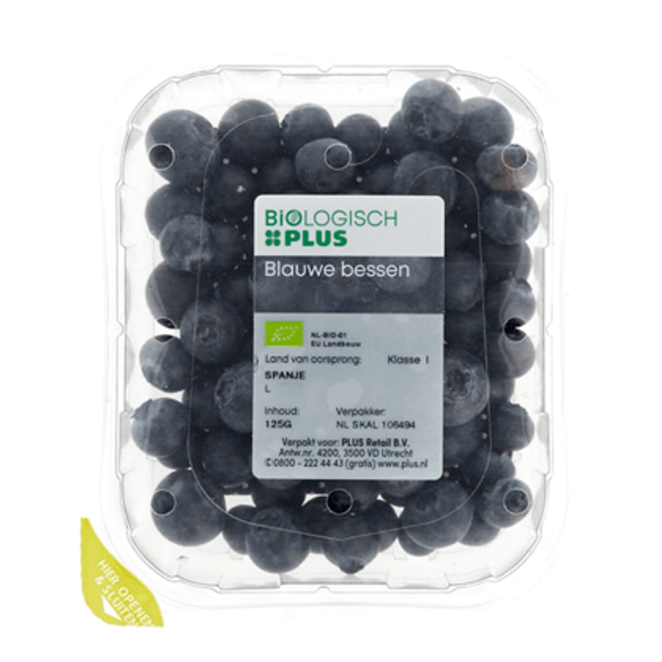 Biologisch PLUS Blauwe Bessen Biologisch