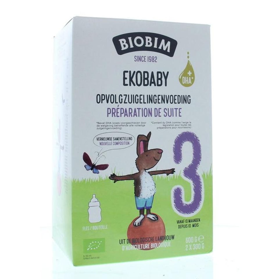 Ekobaby 3 Opvolgzuigelingenvoeding 10+ Maand Bioen