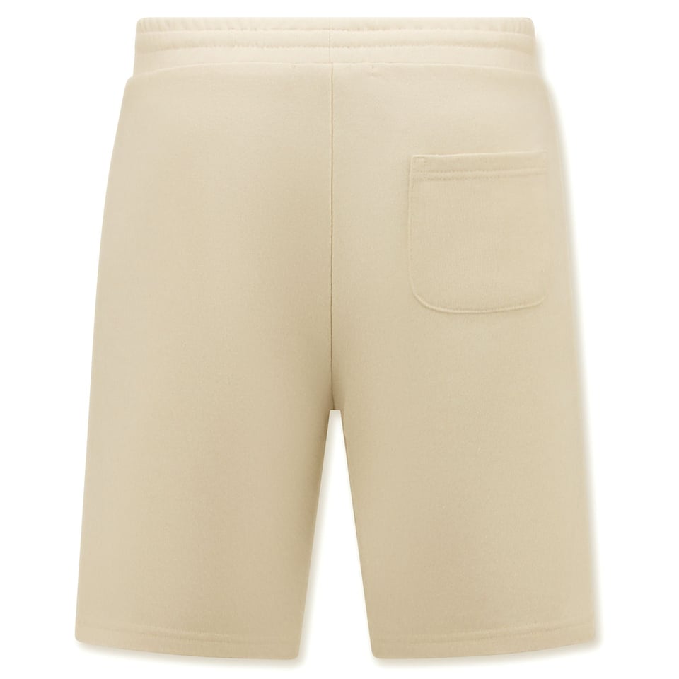 Hoodie Heren - Sweat Shorts Heren - SET - Beige