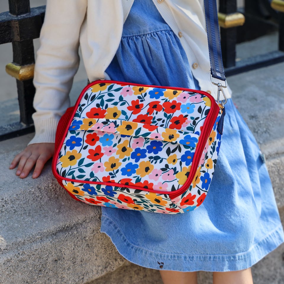 Yumbox Lunch Bag Klaprozen - Meerkleurig