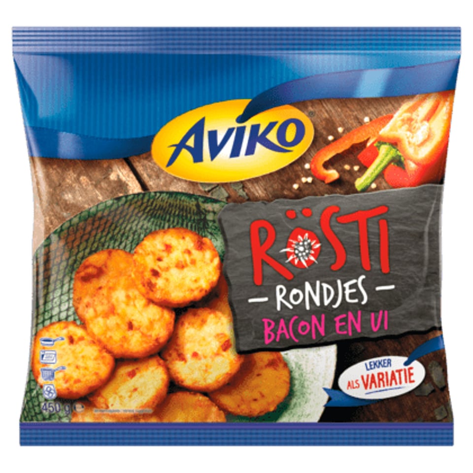 Aviko Rosti Rondjes Bacon & Ui