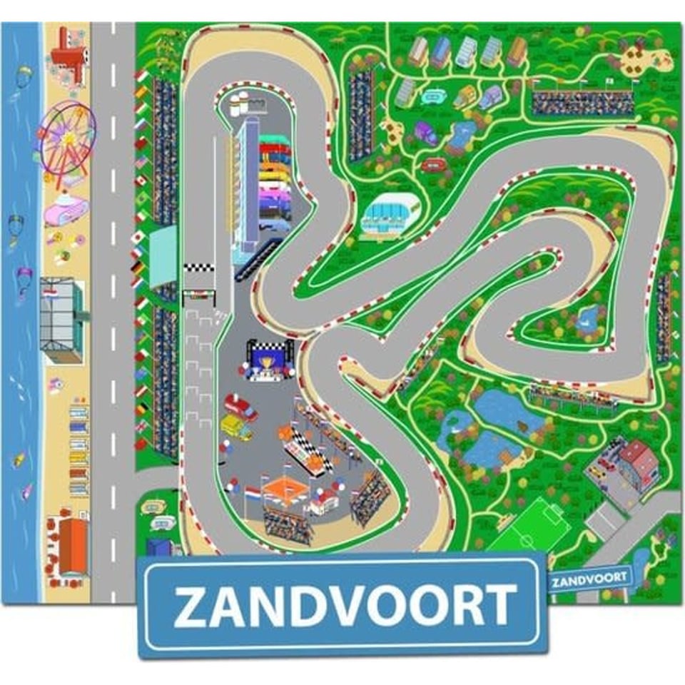 City-Play Speelkleed Circuit Van Zandvoort 130 X 180 Cm