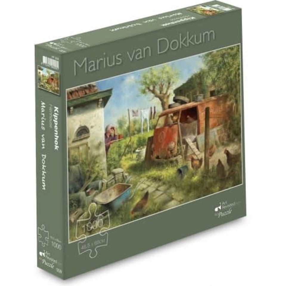 Art Revisited Marius Van Dokkum Puzzel Kippenhok 1000 St