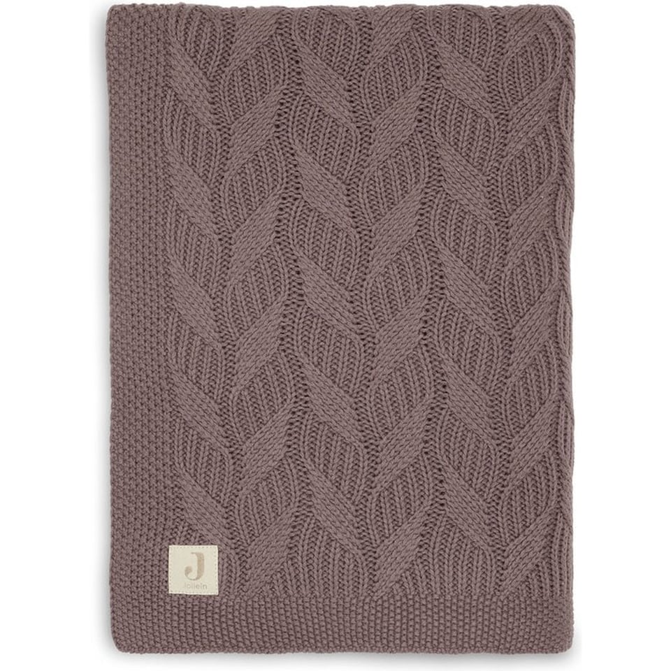 Jollein Ledikantdeken Spring Knit Chestnut 100 X 150