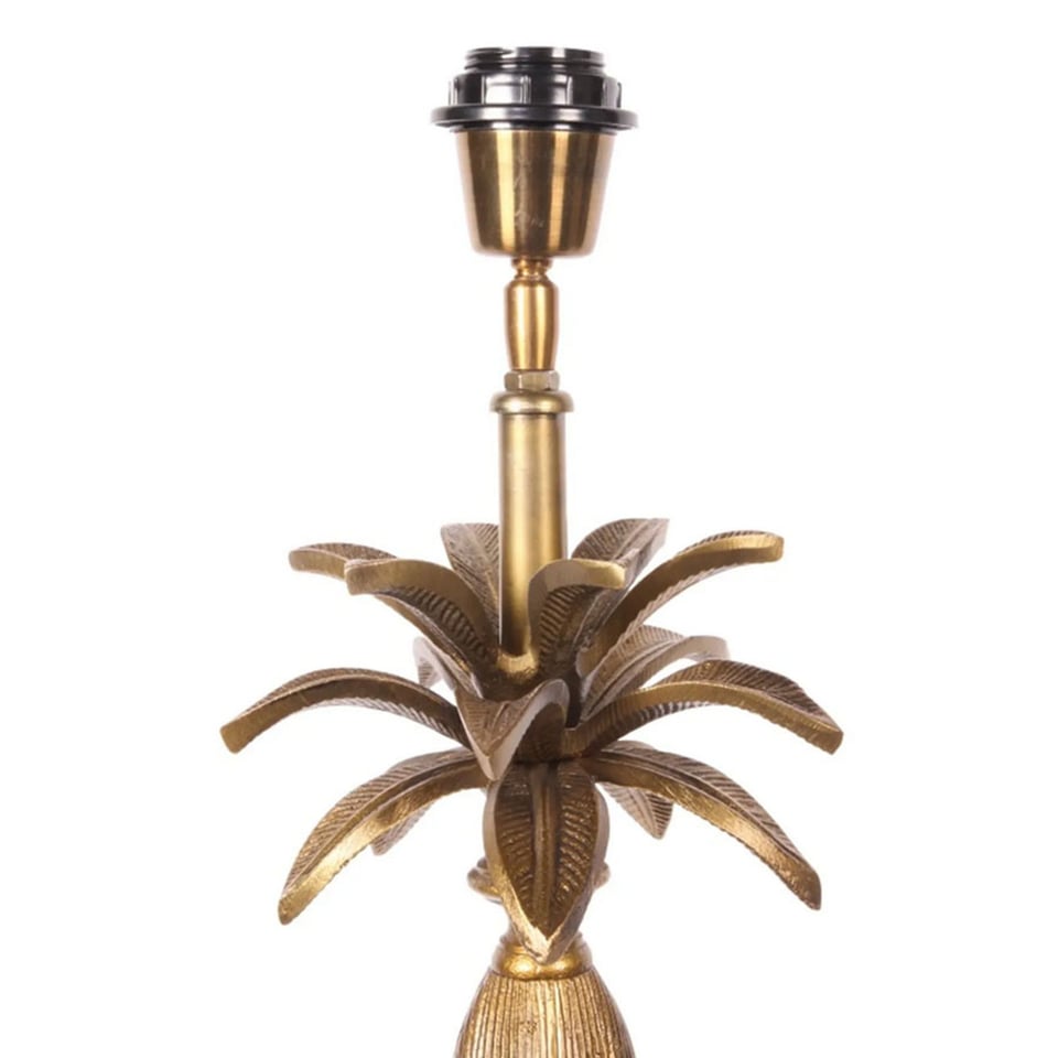 Lamp Voet Baroque Palm Goud H60cm