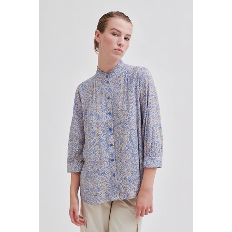 Second Female Gioia Shirt Blue Yonder