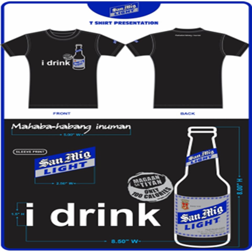 T-Shirt San Mig Light Size XL