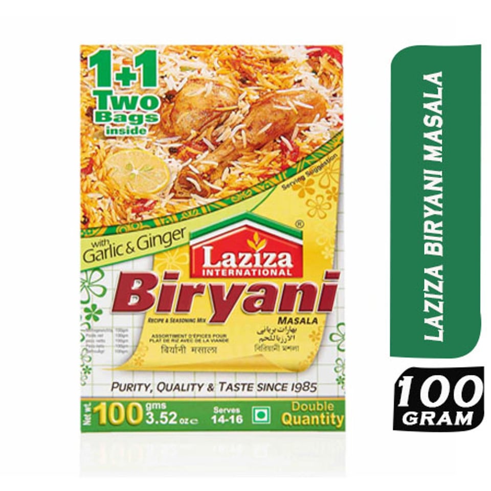 Laziza Biryani Masala 100 Grams